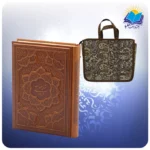 گزیده شاهنامه وزیری چرم برجسته کاغذ گلاسه با ساک ترمه هدیه (کد 2503)