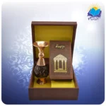 حافظ پالتويی چرم با گلدان الماس تراش 16 با ساک ترمه هدیه (كد 90137) - Image 5