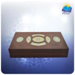 گلستان سعدی جيبی چرم با بشقاب الماس تراش 20 (كد 90177) - Image 3