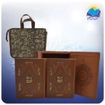 بوستان گلستان سعدی جيبی عطری جعبه دار چرم با ساک ترمه هدیه(كد 2728)