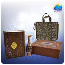 كليات شمس وزيری با گلدان الماس تراش با ساک ترمه هدیه(كد 90311)