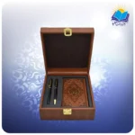 صحیفه سجادیه پالتویی چرم با خودکار و روان نویس (كد 90213)