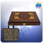 دیوان حافظ وزیری تمام مصور چرم طبیعی با ساک ترمه هدیه (کد ch38)