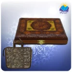 دیوان حافظ جیبی تمام مصور چرم طبیعی با ساک ترمه هدیه (کد ch41)