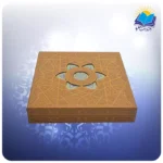 قرآن وزیری چرم با خودکار و روان نویس طرحدار با ساک ترمه هدیه (کد 90248) - Image 3