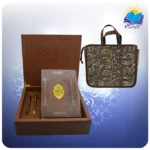 کلیات شمس وزیری با خودکار و روان نویس طرحدار با ساک ترمه هدیه(کد 90335)