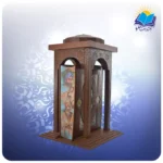 كليات شاهنامه وزيري چرم لبچاپ با تنديس (كد110402)