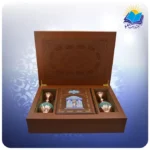 حافظ وزیری عطری با دو گلدان فیروزه 20 با ساک ترمه هدیه (کد 90361)