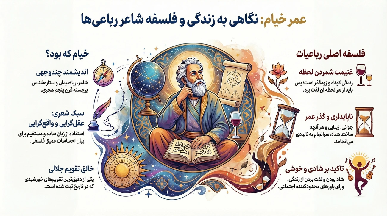 بهترین رباعیات خیام