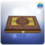 قرآن وزیری بدون ترجمه چرم طبیعی لب طلا با ساک ترمه هدیه (کد ch44)