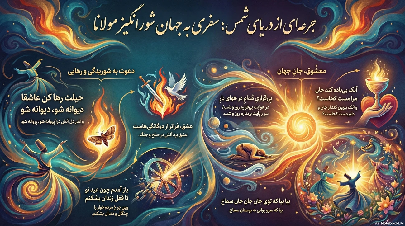 بهترین اشعار دیوان شمس