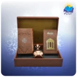 شاهنامه و حافظ پالتویی چرم با گلدان الماس تراش 16 با ساک ترمه هدیه (كد90295) - Image 5