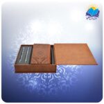 شاهنامه پالتويي چرم با دوخودكار با ساک ترمه هدیه(كد 190378) - Image 2