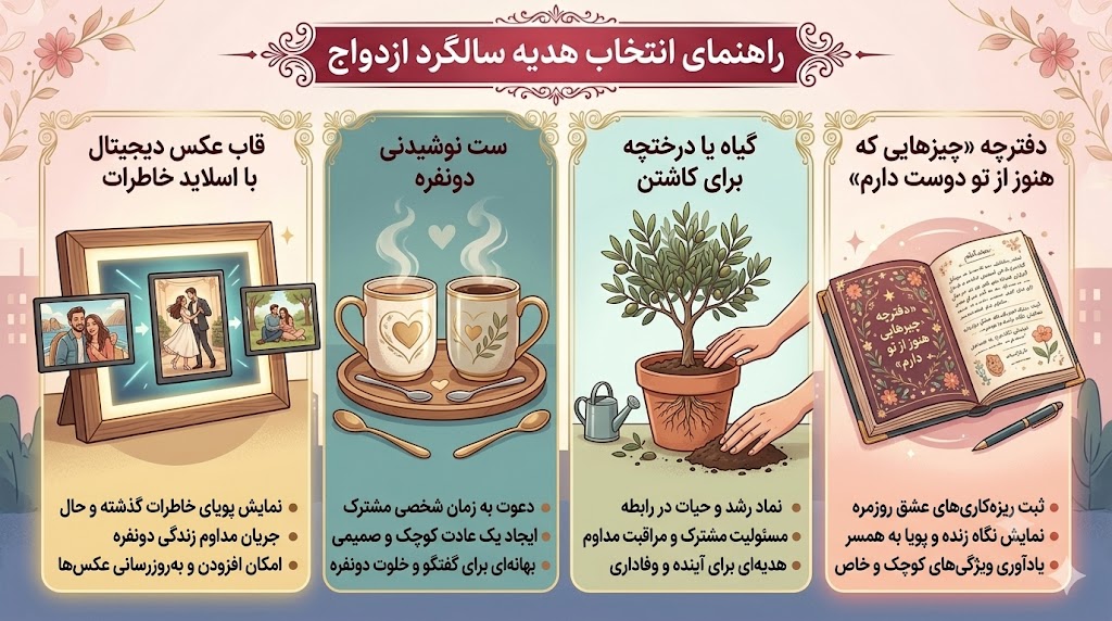 بهترین کادو برای سالگرد ازدواج
