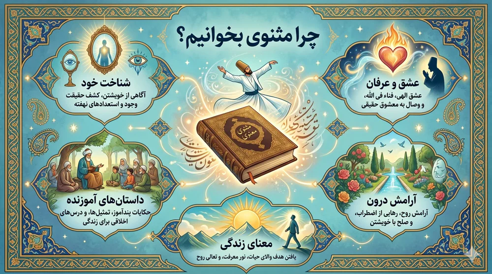 چرا مثنوی معنوی مولانا بخوانیم