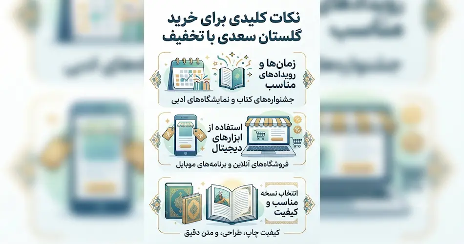 راهنمای خرید گلستان سعدی با تخفیف 4